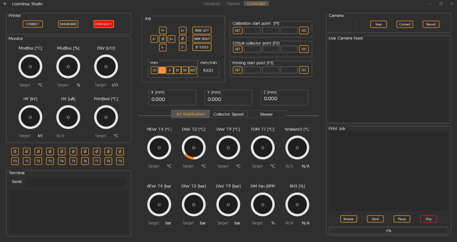 Controller — Loominus Studio full interface