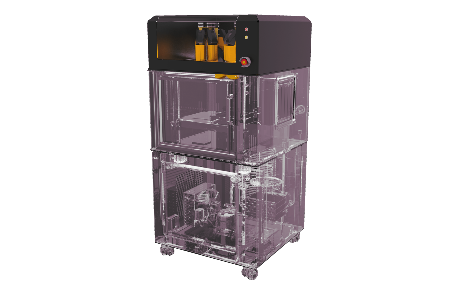 BioLoom transparent enclosure with dual turret system