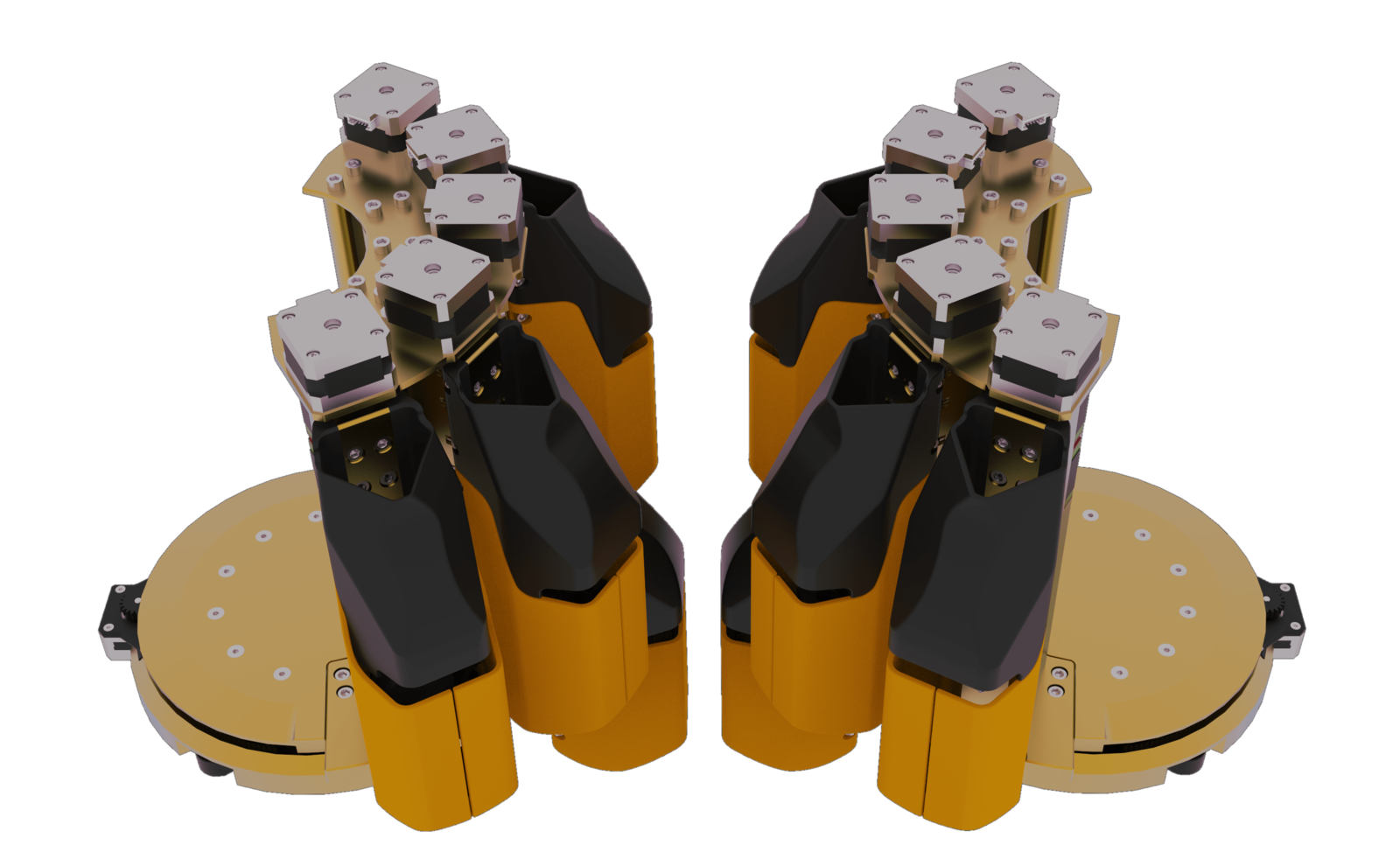 BioLoom dual turret closeup with tool mounts